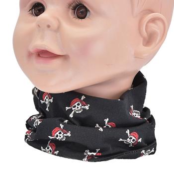 Kinder Wendeloop Totenkopf black